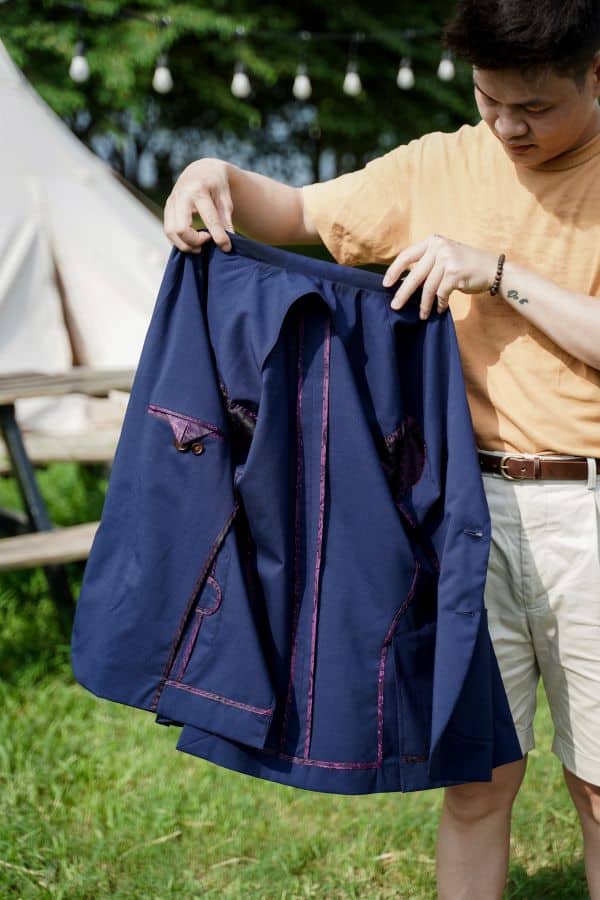 unlined men's summer jacket