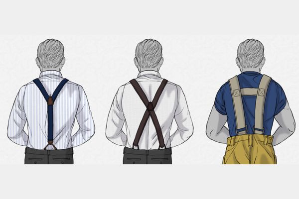 types of suspenders