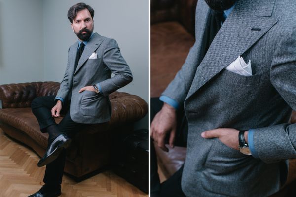 how to wear neapolitan suit